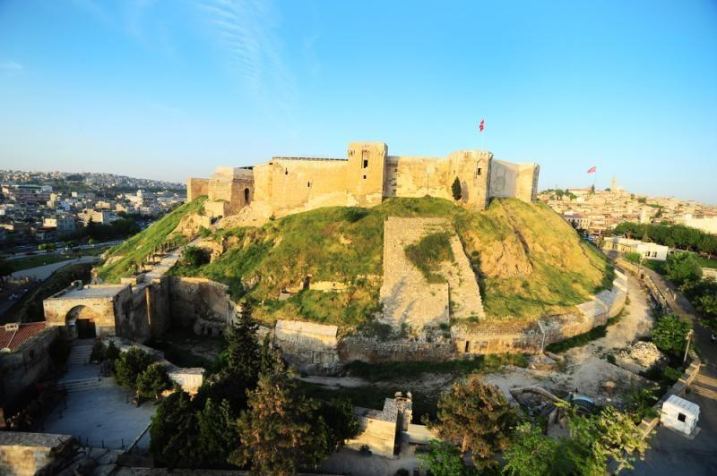 Historic Gaziantep Castle overlooking the city
