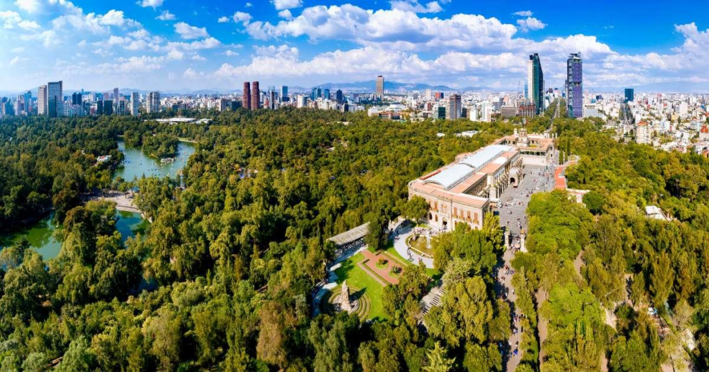 Chapultepec Park in Mexico City Mexico.