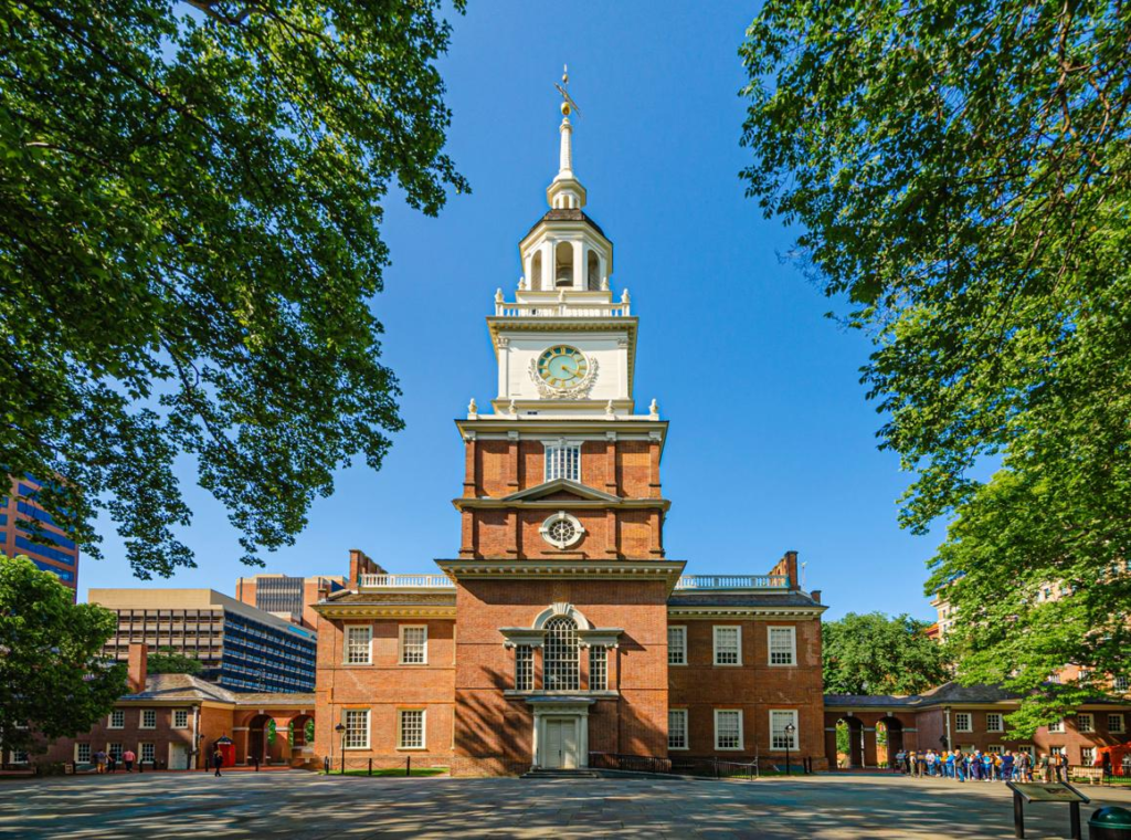 Independence Hall in Philadelphia Pennsylvania.