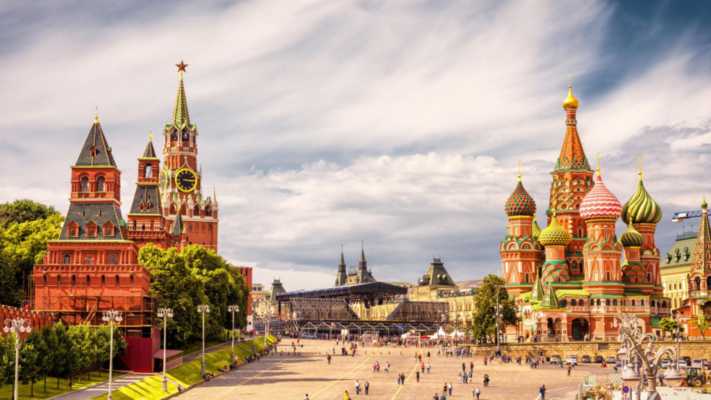 Kremlin and Red Square in Moscow, Russia.